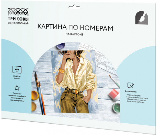 Картина по номерам «Стильные детали»