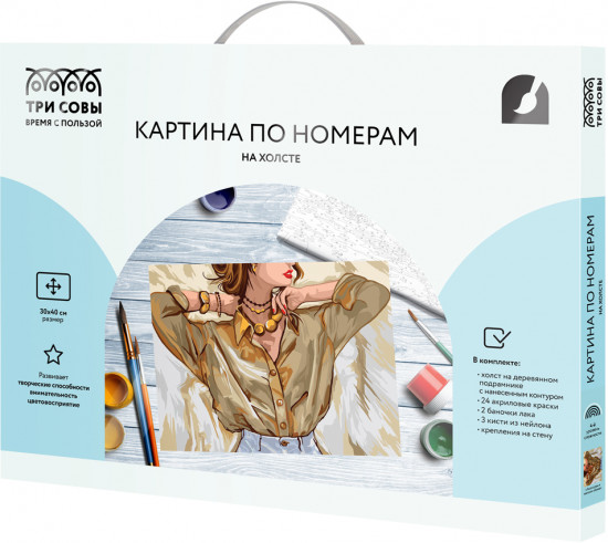 Картина по номерам «Аксессуары в женском образе»