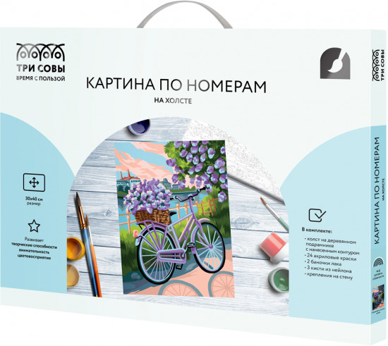 Картина по номерам «Сиреневое настроение»