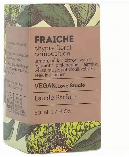 Парфюмированная вода «Vegan Love Studio Fraiche»
