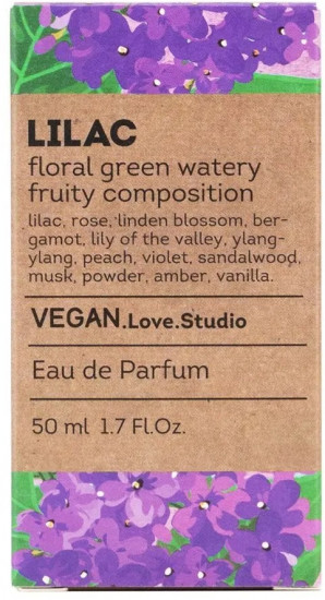 Парфюмированная вода «Vegan Love Studio Lilac»