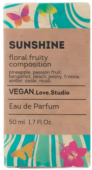 Парфюмированная вода «Vegan Love Studio Sunshine»
