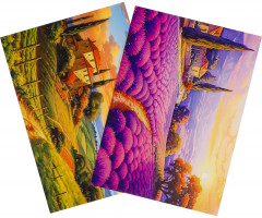 Светильник-картина «Яркие поля» - Фото 1