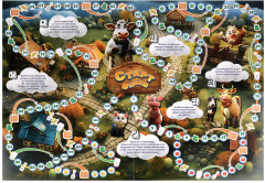 Игра-ходилка настольная «Гонки на ферме» - Фото 3