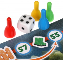 Игра-ходилка настольная «Гонки на ферме» - Фото 4