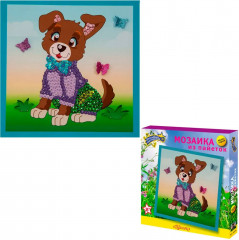 Мозаика из пайеток «Щенок» - Фото 1