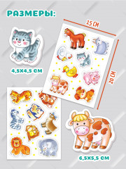 Набор магнитов «Большой набор животных» - Фото 3