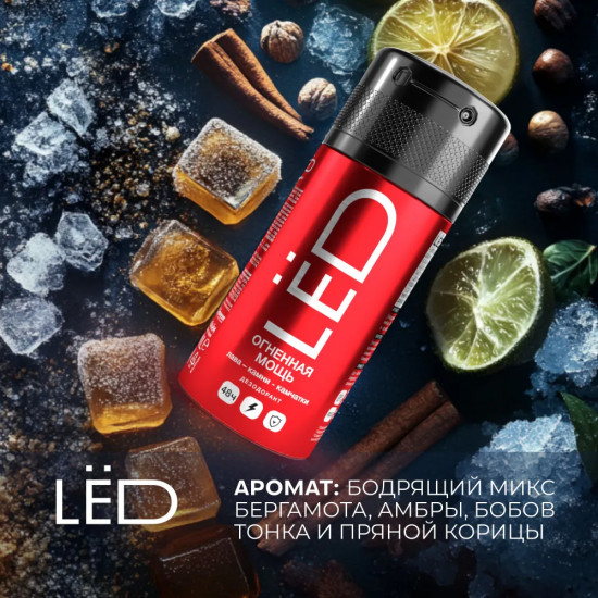 Дезодорант-спрей мужской «Огненная мощь»