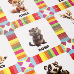 Игра развивающая «Сортер-копилка. Животные леса и фермы» - Фото 7