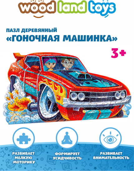 Пазл «Гоночная машинка»