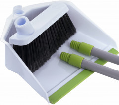 Совок для мусора с щеткой - Фото 1