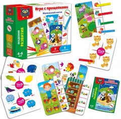 Игра с прищепками «Маленький логик» - Фото 2