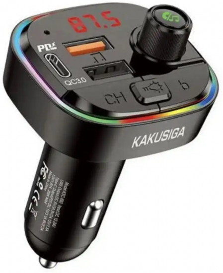 Автомобильный FM-модулятор трансмиттер Kakusiga KSC-693