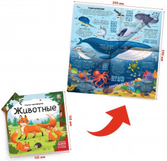 Книжка-трансформер. Животные - Фото 1
