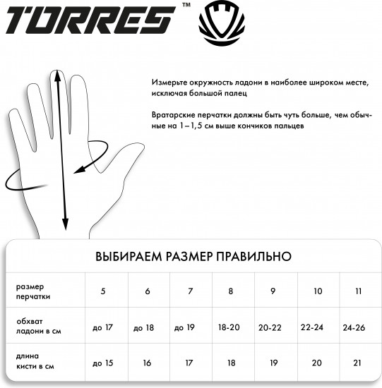 Перчатки вратарские детские