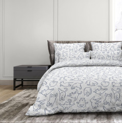 Комплект постельного белья «Yoga cat-2» - Фото 5
