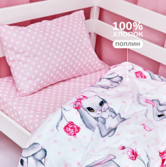 Комплект постельного белья «Милые зайки» - Фото 3