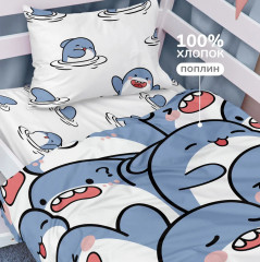 Комплект постельного белья «Акулята» - Фото 6
