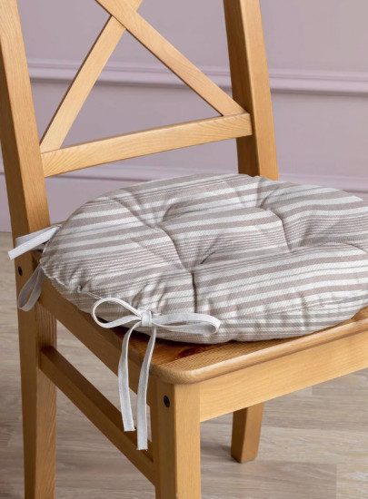 Подушка на стул «Beige flax »