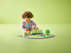 Конструктор Duplo 10427 Интерактивный поезд приключений. Train Bridge and Tracks Expansion Set - Фото 7