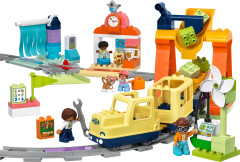 Конструктор Duplo 10428 Большой интерактивный общественный поезд. Big Interactive Community Train - Фото 1