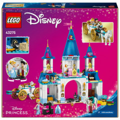 Конструктор Disney Princess 43275 Замок и карета Золушки. Cinderella's Castle & Horse Carriage - Фото 3