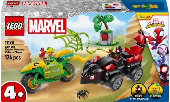 Конструктор LEGO® 11198 Спин и погоня за мотодинозавром Электро