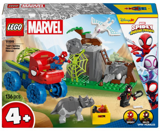 Конструктор LEGO® 11199 Спасение на диновездеходе команды Спайди