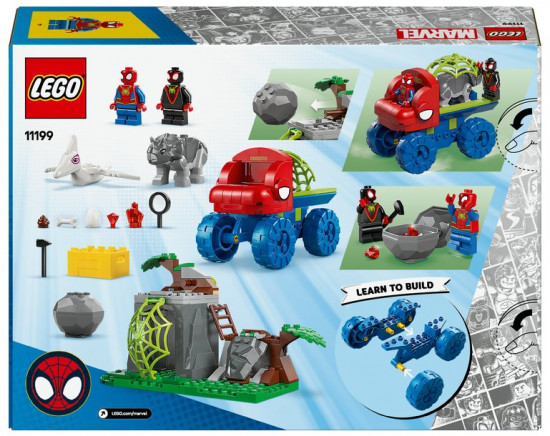 Конструктор LEGO® 11199 Спасение на диновездеходе команды Спайди