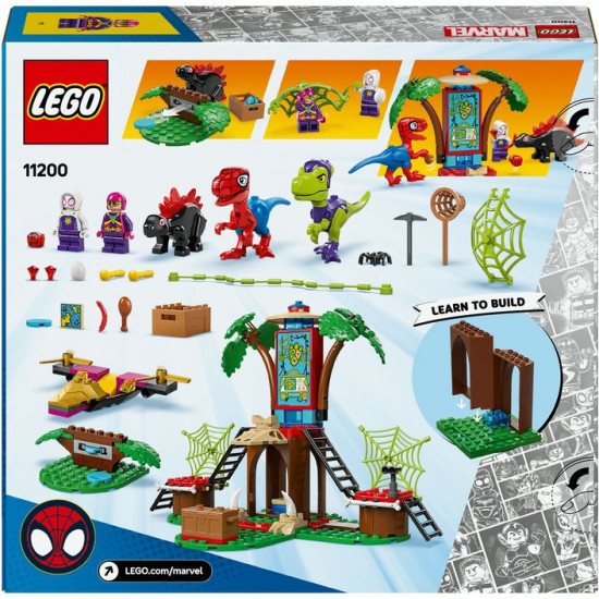 Конструктор LEGO® 11200 Битва рапторов Спайди и Гобби в штабе