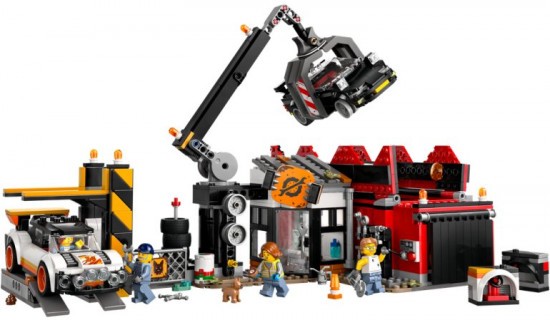 Конструктор LEGO® 60472 Свалка металлолома с машинами
