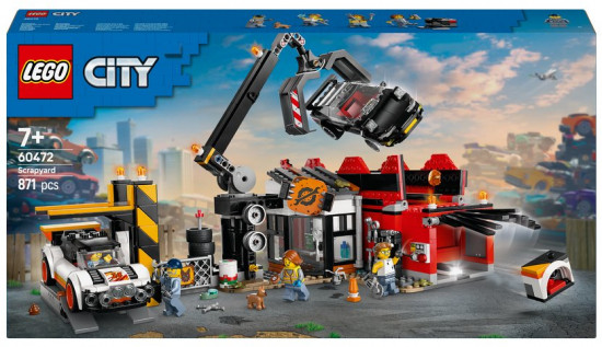 Конструктор LEGO® 60472 Свалка металлолома с машинами