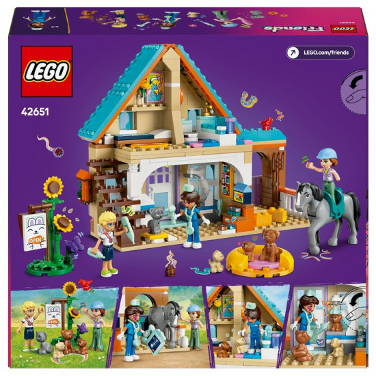 Конструктор LEGO® 42651 Ветклиника для лошадей и питомцев