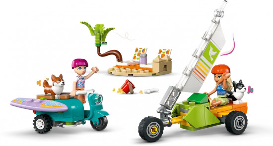 Конструктор LEGO® 42641 Скутер и собаки-серфингисты