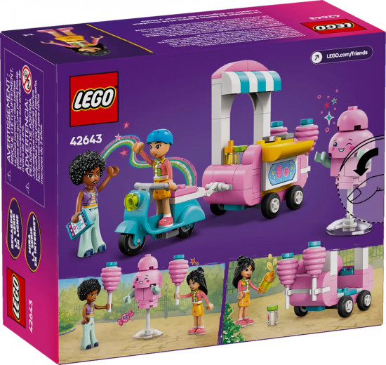 Конструктор LEGO® 42643 Прилавок со сладкой ватой и скутер