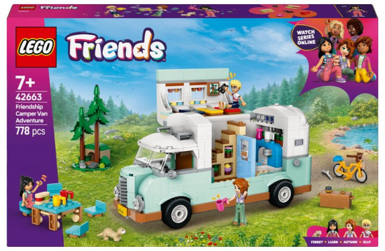 Конструктор LEGO® 42663 Приключение друзей в доме на колесах