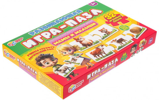 Игра-пазл «Мамы и малыши»
