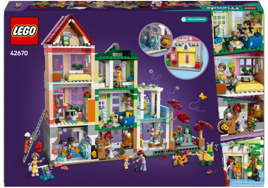Конструктор LEGO® 42670 Квартиры и магазины Хартлейк Сити