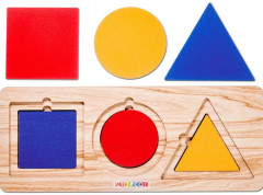 Рамки-вкладыши «Круг, квадрат и треугольник» - Фото 1