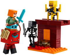 Конструктор Minecraft 21266 Битва в лаве Нижнего мира. The Nether Lava Battle - Фото 1