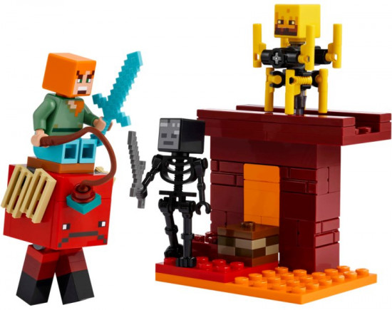 Конструктор LEGO® 21266 Битва в лаве Нижнего мира