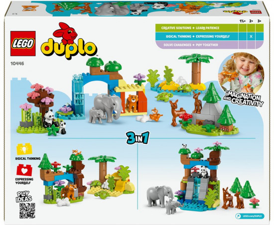 Конструктор LEGO® 10446 Семьи диких животных 3 в 1