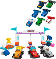 Конструктор Duplo 10445  Гоночные машины и пилоты команды F1. F1® Team Race Cars & Drivers - Фото 1