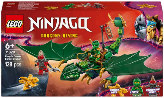 Конструктор LEGO® 71829  Зеленый лесной дракон Ллойда