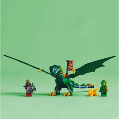 Конструктор Ninjago 71829  Зеленый лесной дракон Ллойда. Lloyd's Green Forest Dragon - Фото 7