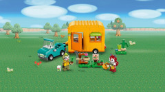 Конструктор Animal Crossing 77054 Дом на колесах и садовый магазин Лейфа. Leif's Caravan & Garden Shop - Фото 9