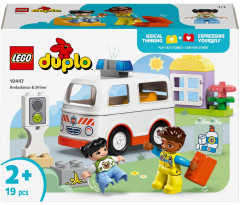 Конструктор Duplo 10447 Скорая помощь с водителем. Ambulance & Driver - Фото 2