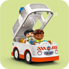 Конструктор Duplo 10447 Скорая помощь с водителем. Ambulance & Driver - Фото 5