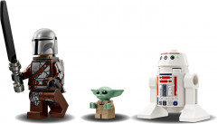 Конструктор Star Wars 75410 Звездный истребитель N-1 Мандалорец и Грогу. Mando and Grogu's N-1 Starfighter - Фото 3