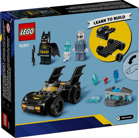 Конструктор LEGO® 76301 Бэтмен и бэтмобиль против мистера Фриза